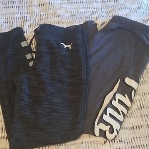 VS Pink Sweat Pants 2 pair